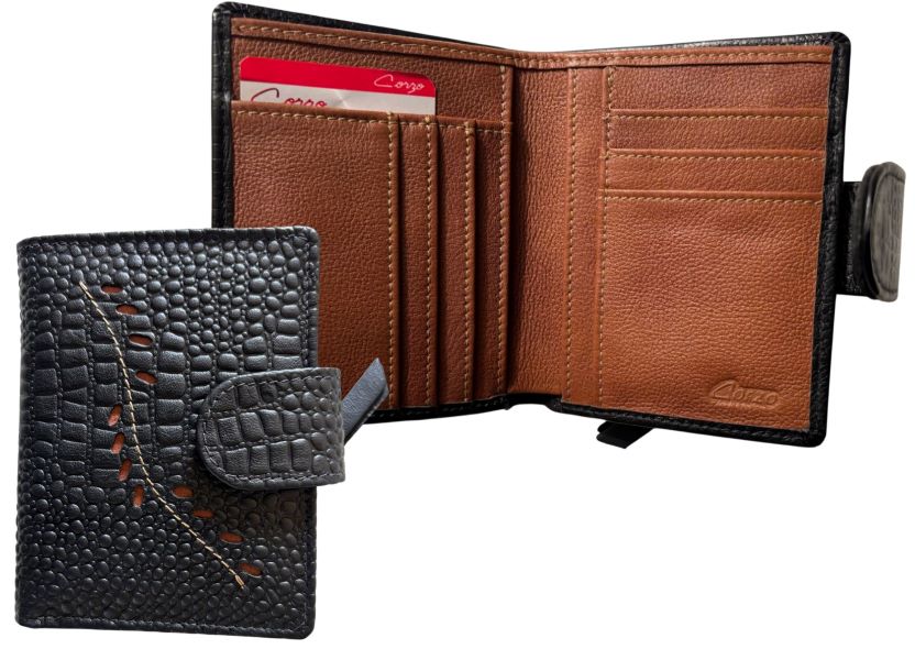 645B - Medium leather wallet for women - Filadelfia - Image 9