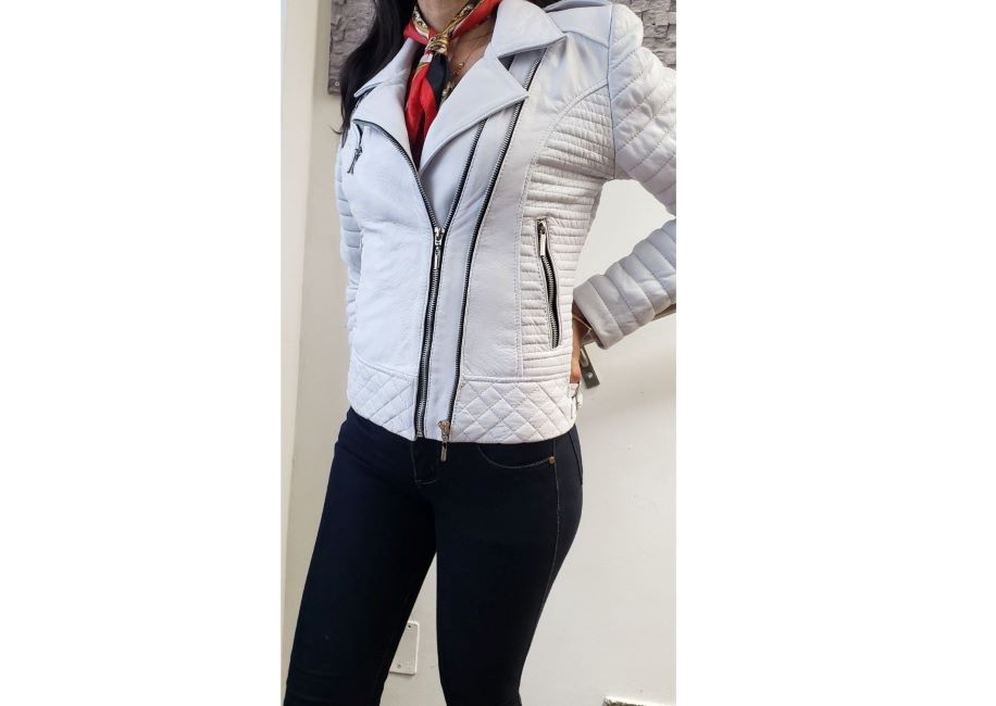 032V - Sheepskin leather jacket for women - Linda - Image 4