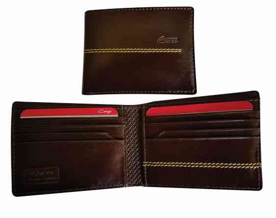 634B - Men's Genuine Calf Leather Wallet - Chicago - Image 5