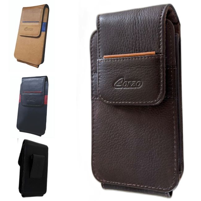 819C - Genuine Leather cell phone holder - Cel 3. - Image 5