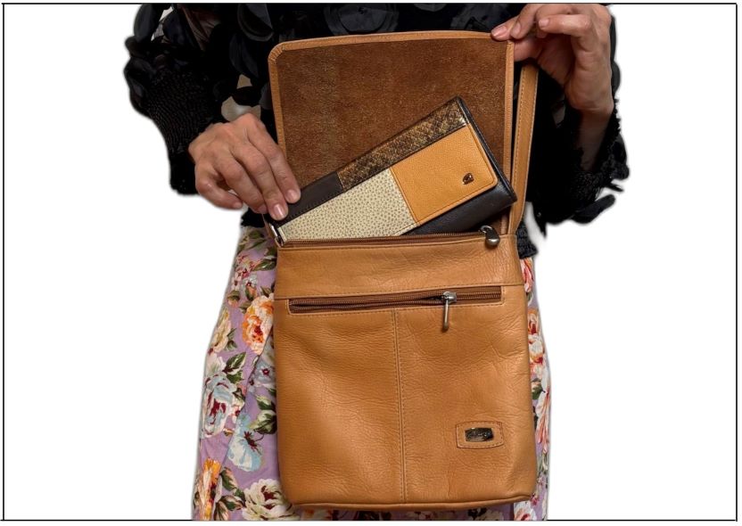 332F - Premium Genuine leather bag - Vanessa - Image 3