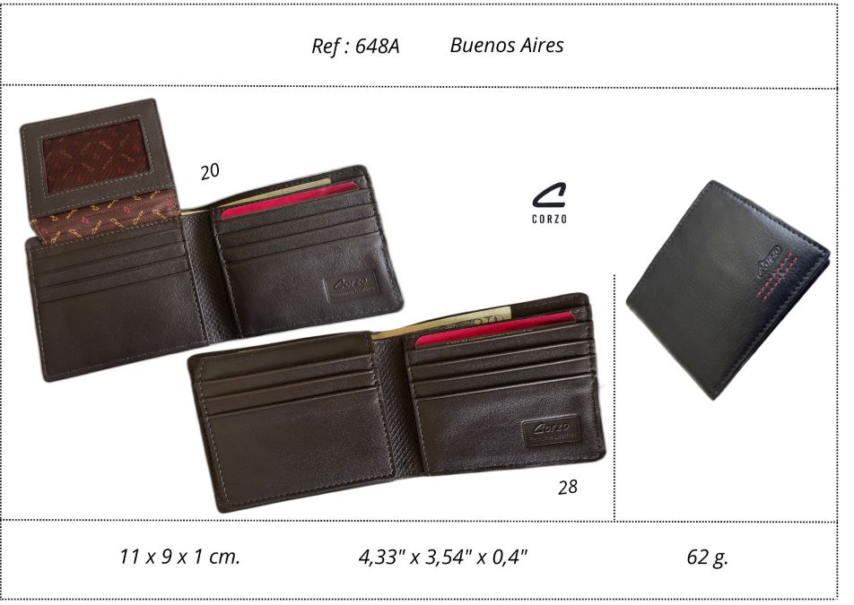 648A - Genuine Leather wallet for men - Buenos aires - Image 4