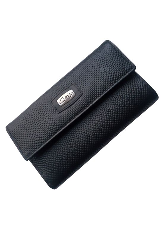698A Lady Wallet Toulouse - Black Etched / Plain Black (168)