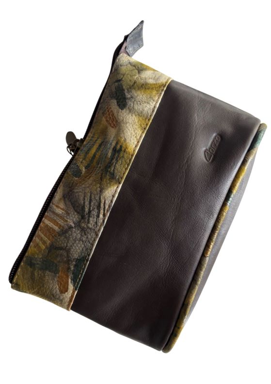 675 Leather Cosmetic Bag Cyrius - Brown / Folia (506)