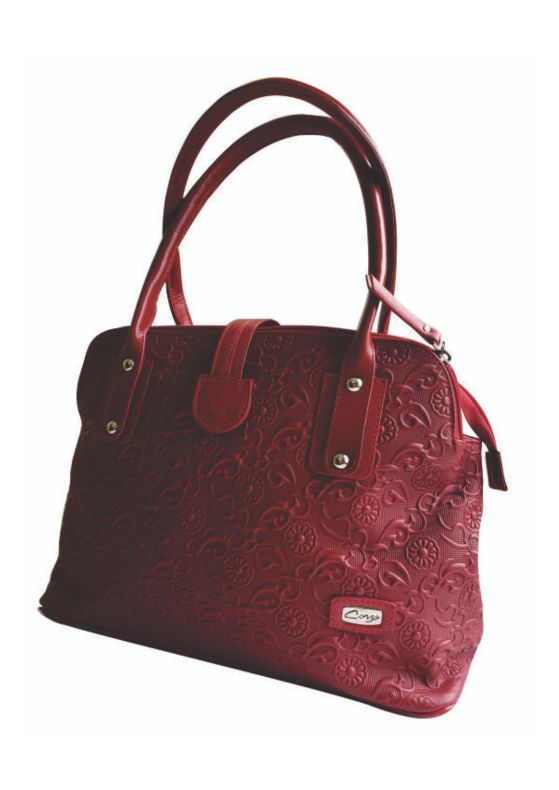 905A Lady Bag Padua - Red with engraved spikes (674)