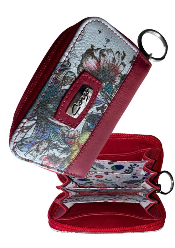 899C Document Holder Silver - Red / Multicolor (521)